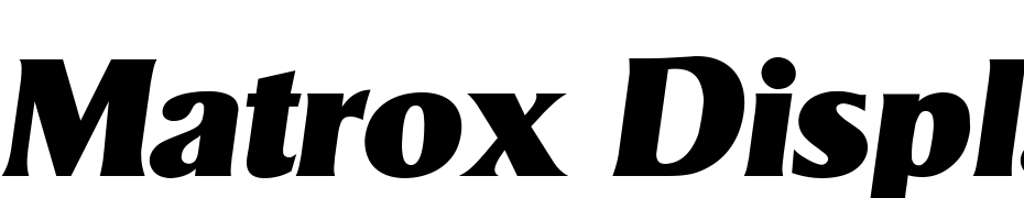 Matrox Display SSi Italic Font Download Free