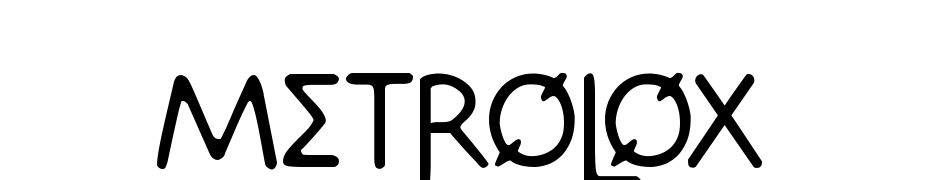 Metrolox cкачати шрифт безкоштовно