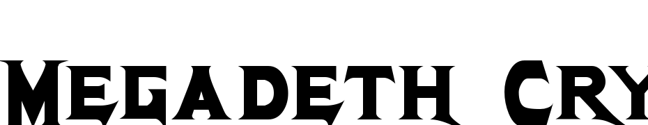 Megadeth Cryptic Font Download Free