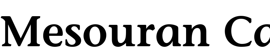 Mesouran Casual SSi Semi Bold Font Download Free