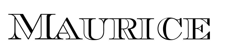 Maurice Outline Regular DB Font Download Free