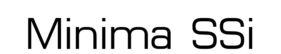 Minima SSi Font Download Free