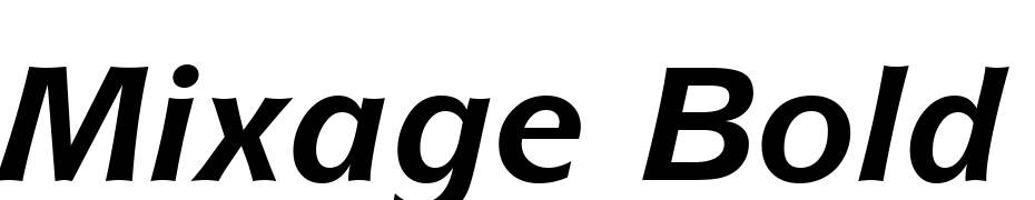 Mixage Bold Italic BT Font Download Free