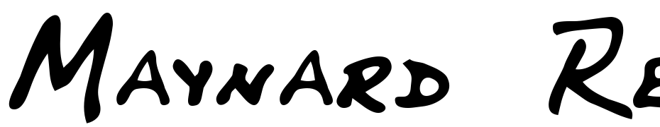 Maynard Regular Font Download Free
