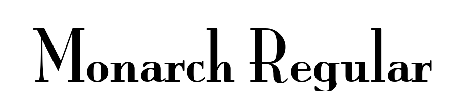 Monarch Regular Font Download Free