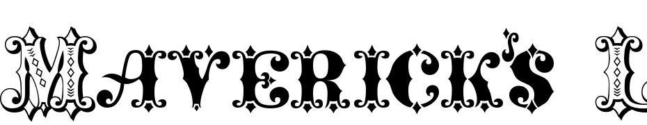Maverick's Lucky Diamonds Font Download Free