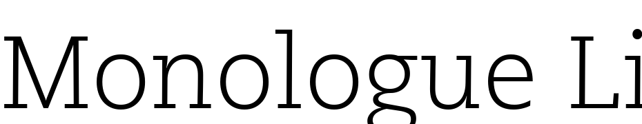 Monologue Light SSi Light Schrift Herunterladen Kostenlos
