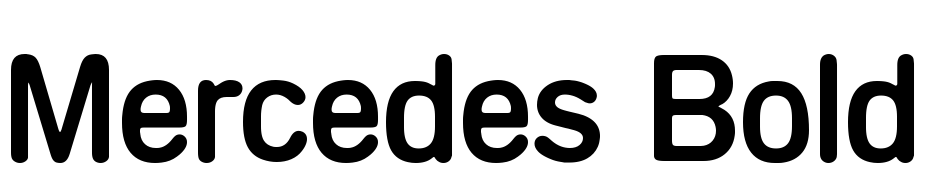 Mercedes Bold Font Download Free