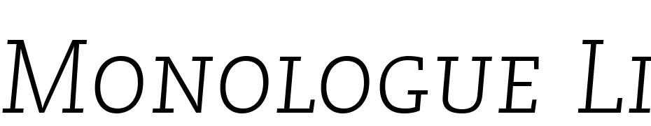 Monologue Light Caps SSi Normal Schrift Herunterladen Kostenlos