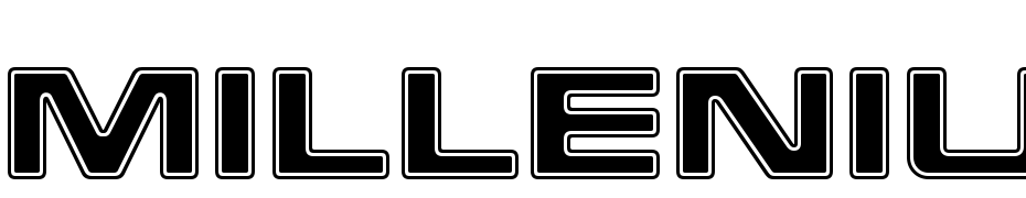 Millenium Bold Extended BT Font Download Free