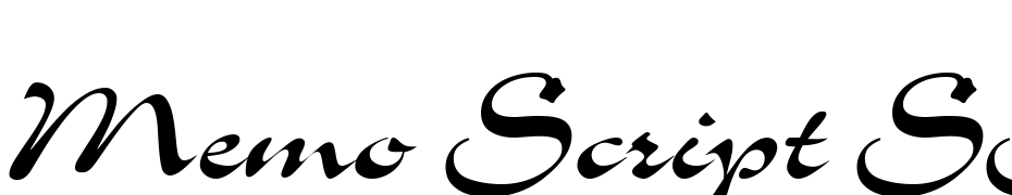 Memo Script SSi Font Download Free