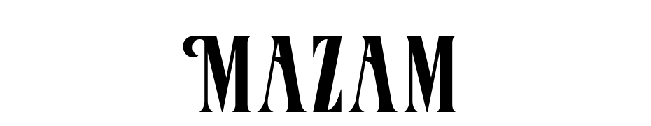 Mazam Font Download Free