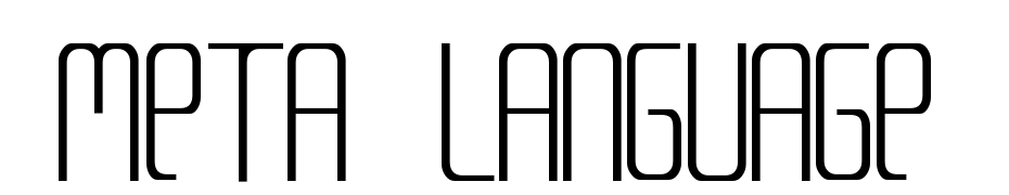 Meta Language Font Download Free