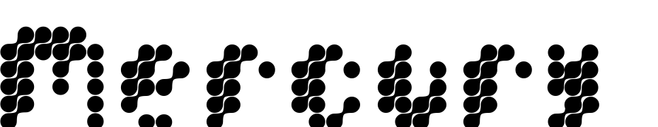 Mercury Blob Font Download Free