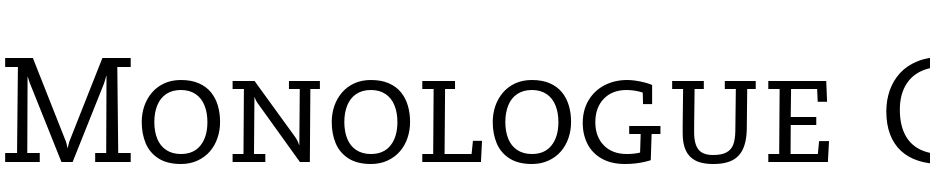 Monologue Caps SSi Small Caps Font Download Free