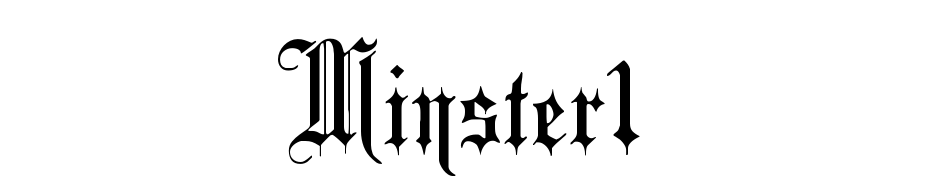 Minster No 1 Font Download Free