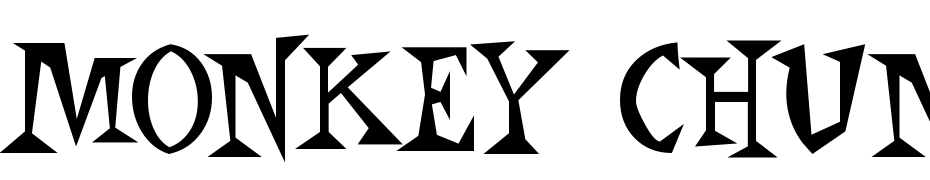 Monkey Chunks Font Download Free