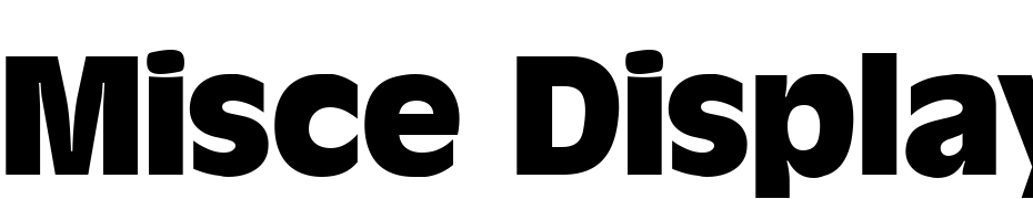 Misce Display SSi Font Download Free