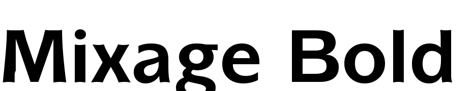 Mixage Bold BT cкачати шрифт безкоштовно