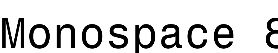 Monospace 821 BT Font Download Free