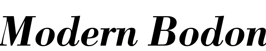 Modern Bodoni Bold Italic Font Download Free