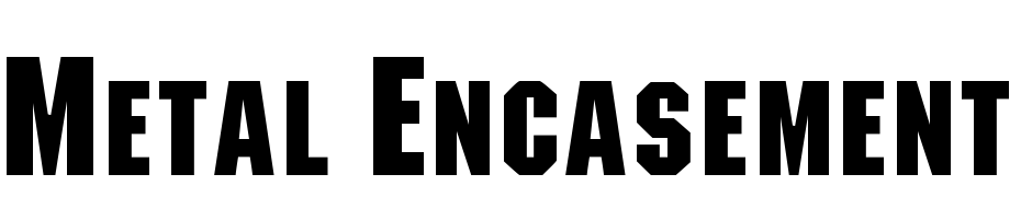 Metal Encasement Font Download Free