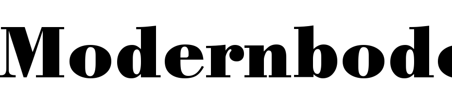Modern Bodoni Heavy Regular Font Download Free