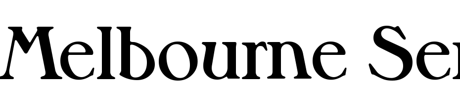 Melbourne Serial Bold DB Font Download Free
