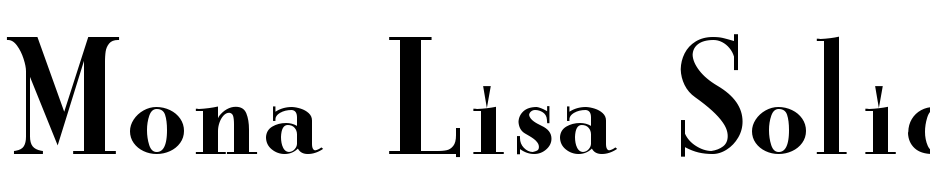 Mona Lisa Solid ITC Normal Font Download Free