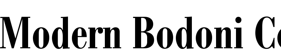 Modern Bodoni Cond Bold Fuente Descargar Gratis