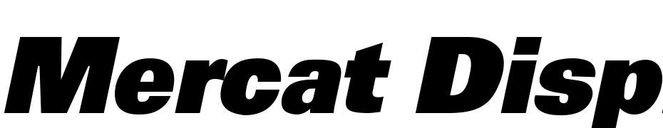 Mercat Display SSi Italic Font Download Free