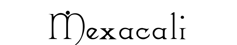 Mexacali Font Download Free