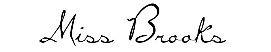 Miss Brooks Font Download Free