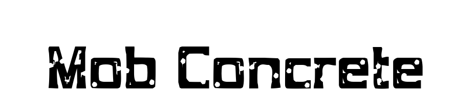 Mob Concrete Font Download Free