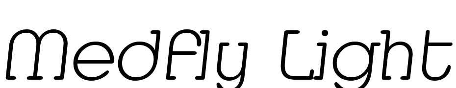 Medfly Light Regular Font Download Free