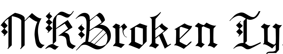 MKBroken Types Font Download Free