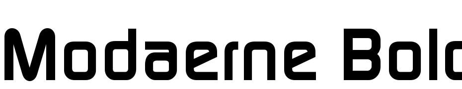 Modaerne Bold Font Download Free