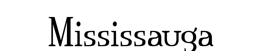 Mississauga Font Download Free