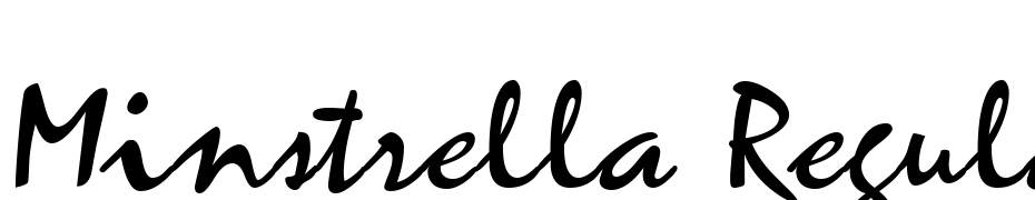 Minstrella Regular Font Download Free
