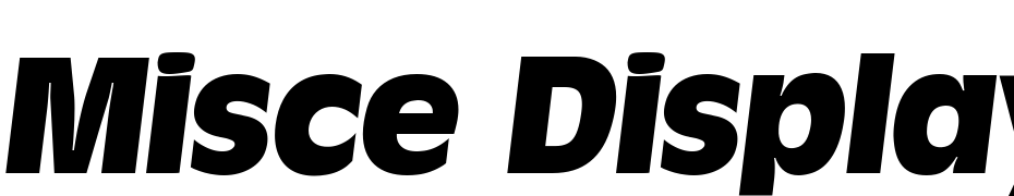 Misce Display SSi Italic Scarica Caratteri Gratis