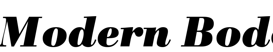 Modern Bodoni Heavy Regular Italic Font Download Free