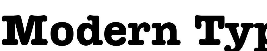 Modern Typewriter Bold Font Download Free