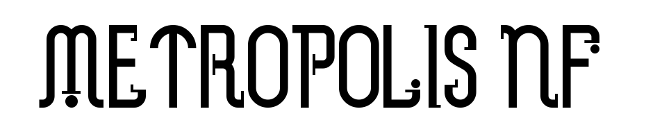 Metropolis NF Font Download Free