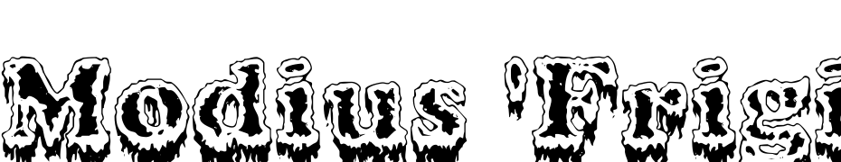 Modius 'Frigid' Font Download Free
