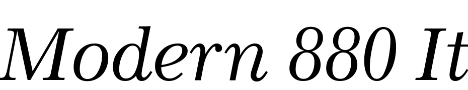 Modern 880 Italic BT Font Download Free