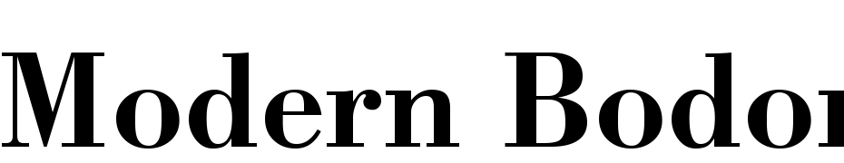 Modern Bodoni Bold Font Download Free