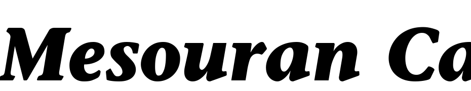 Mesouran Casual Black SSi Bold Italic Schrift Herunterladen Kostenlos