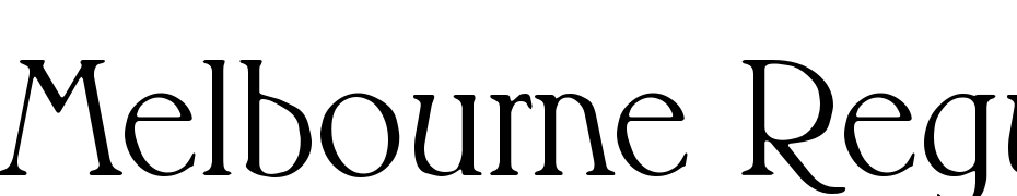 Melbourne Regular Font Download Free