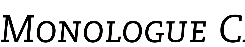 Monologue Caps SSi Italic Small Caps Fuente Descargar Gratis