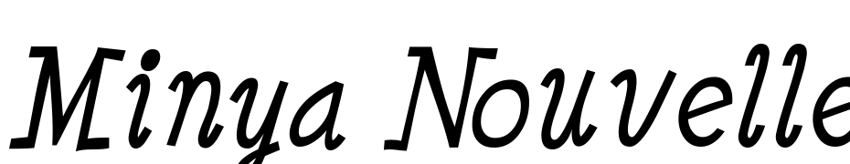 Minya Nouvelle Italic Font Download Free